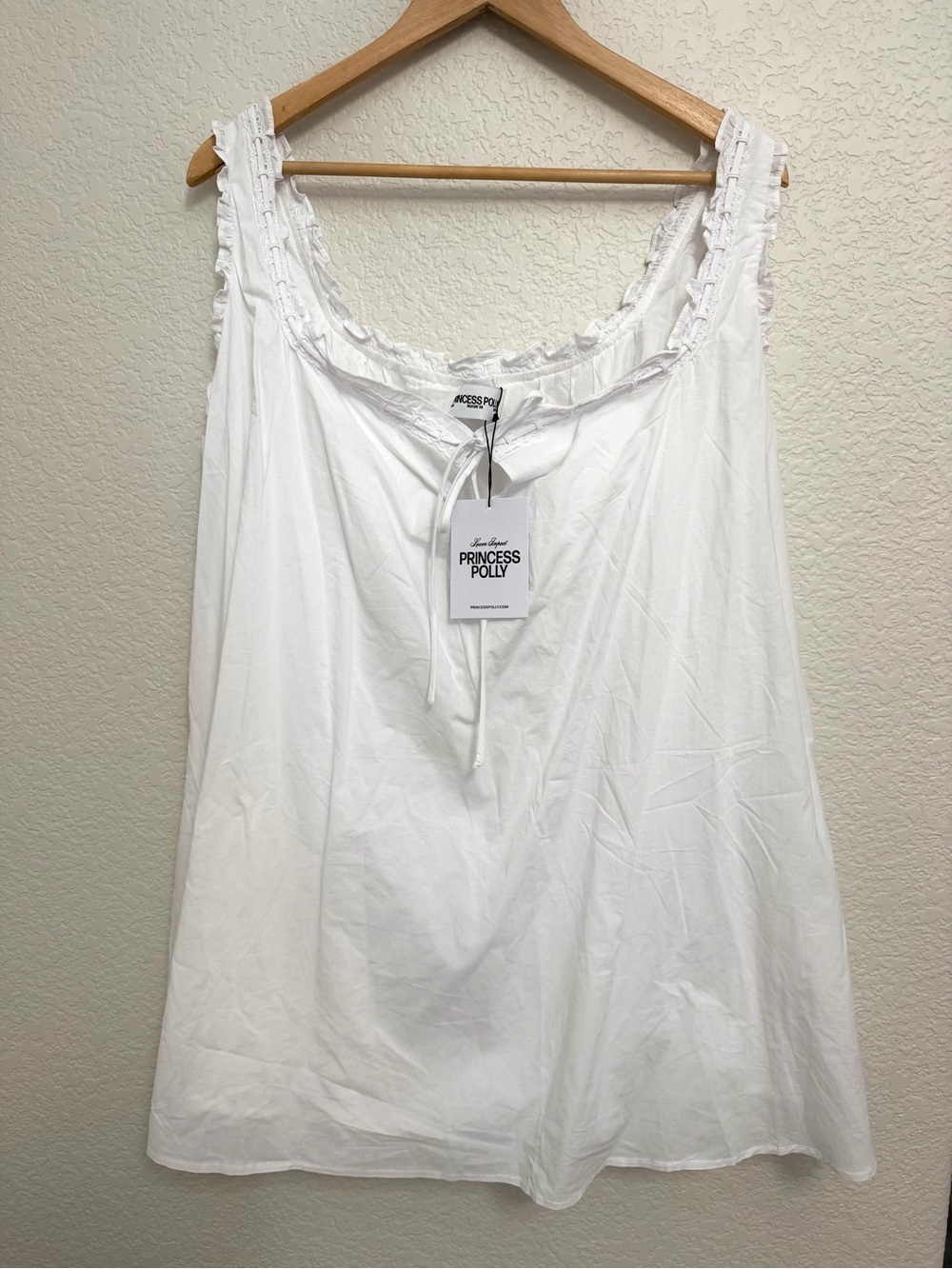 Princess Polly White Swing Mini Dress